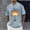 Light Blue, variant on Elvqul Tops for Men Short Sleeve Big and Tall Tees Crew Neck Summer Graphic