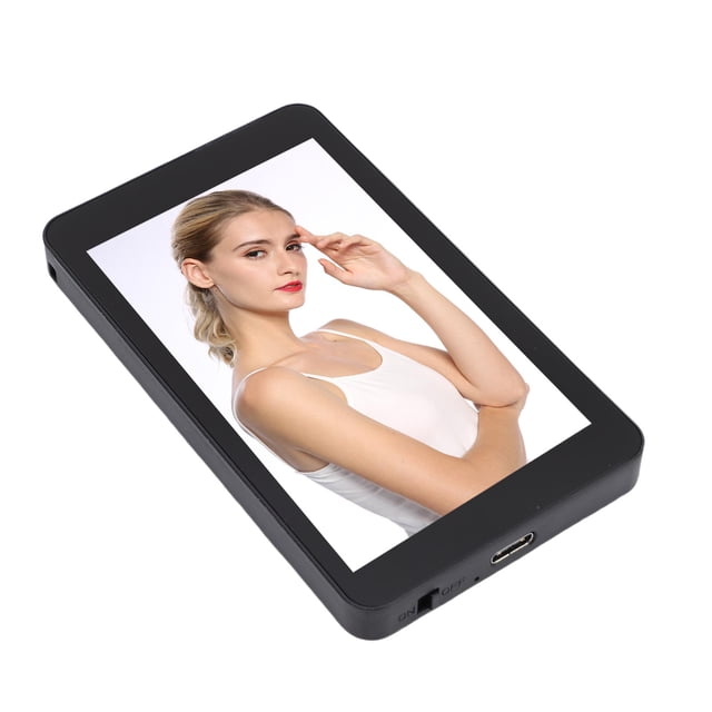 Vlog Selfie Monitor Screen, Focusing 4 Inch Full View HD Magnetic Phone Vlog Selfie Screen Back Camera Monitor for Live Streaming