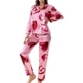 thumbnail image 1 of Camisón de algodón sexy para niñas Gibobby Conjuntos de pijamas y pijamas para mujer Rojo M, 1 of 5