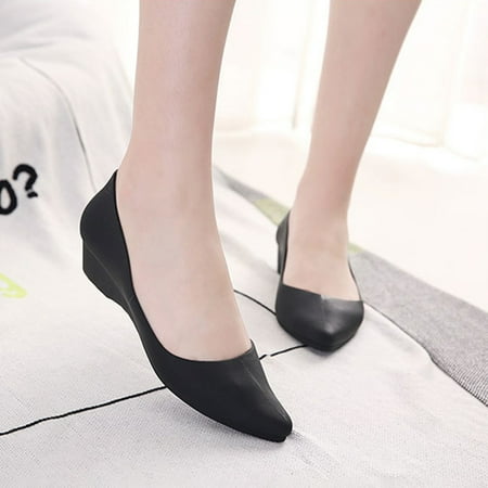 

Clearance! Women Flat Shoes Comfortable Slip on Pointed Toe Ballet Flats