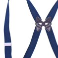 thumbnail image 4 of Bretelles Réglables en Forme de Y pour Hommes et Femmes, Ceinture Arrière Robuste Bleu Foncé, 4 of 9
