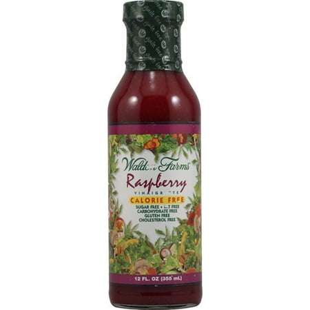 (2 Pack) Walden Farms Sugar Free Raspberry Vinaigrette, 12 Fl (Best Raspberry Vinaigrette Brand)