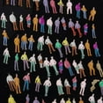 thumbnail image 3 of 100 modelos de figuras de personas de tren Diorama paisaje de la calle 1:75 HO Macarena Juguetes, 3 of 5