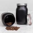 thumbnail image 5 of Black Mason Jars (Set of 2); Home and Storage Wide Mouth ative Wide Mouth Mason Jars, Black-Painted, 5 of 7