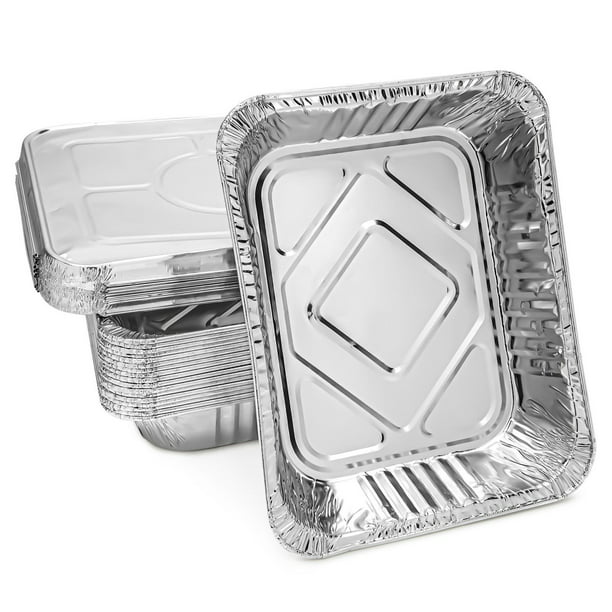 20 Pack Aluminum Foil Pans With Lids, How To Use Aluminum Steam Table Pans