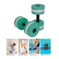 thumbnail image 6 of 1 Pair Aqua Fitness Barbells Foam Dumbbells Hand Bars Pool Resistance Exercise Travel Essentials, 6 of 8