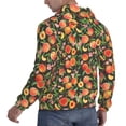thumbnail image 6 of Lsque Fruits Peach Pattern Casual Men's Hoodie,Hooded Sweatshirt with Kangaroo Pocket,Pullover Hoodie-X-Large, 6 of 7
