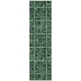 thumbnail image 2 of Addison Rugs Chantille Indoor/Outdoor Transitional Medallions Green Washable Runner Rug, 2'3" x 7'6", 2 of 6