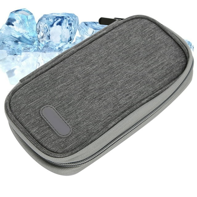 Bolsa refrigerada portátil para almacenamiento en frío de insulina Jadeshay
