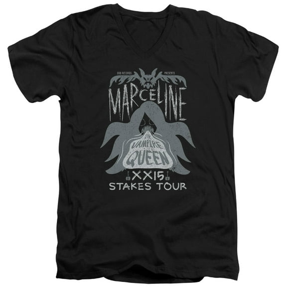 Adventure Time - Marceline Concert - Slim Fit V Neck Shirt - Large