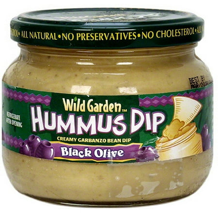 ***Discontinued by Kehe 09_11***Wild Garden Black Olive Hummus, 13.4 oz (Pack of 6)