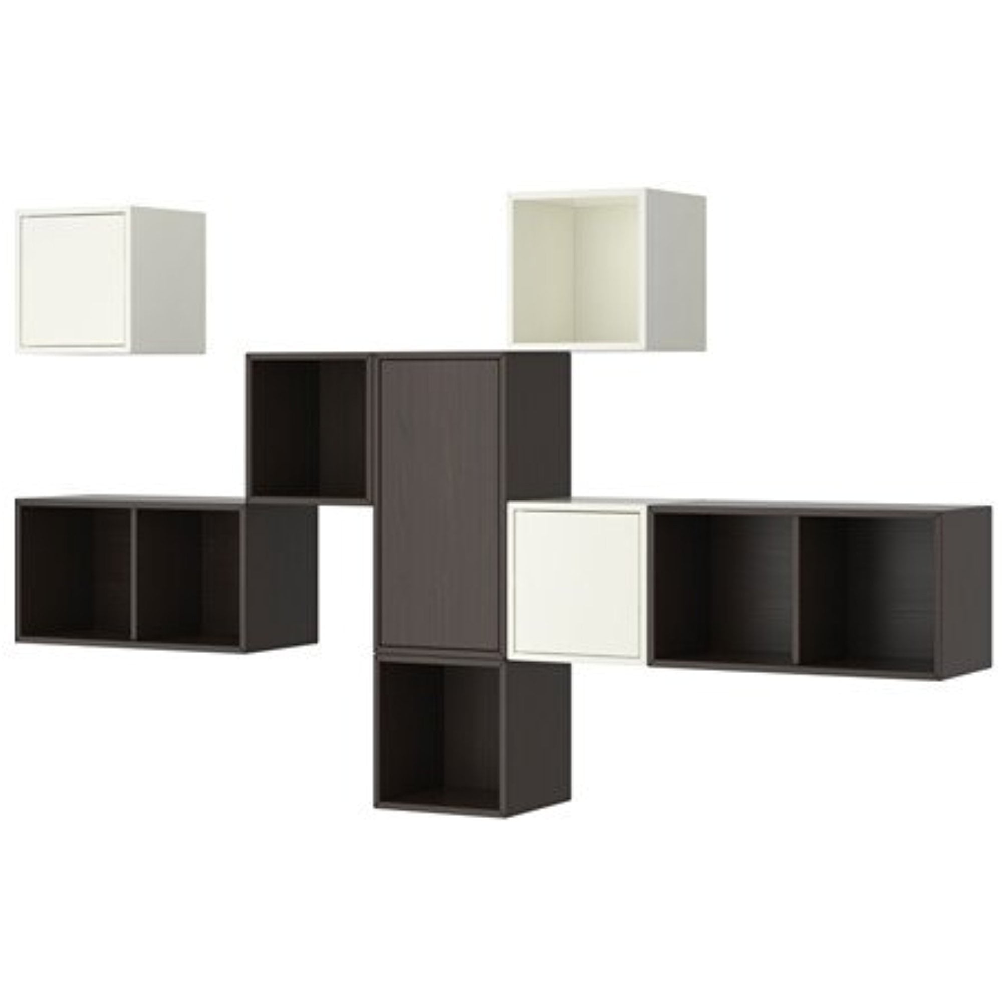 Ikea Wall with 3 Doors, Brown, White 18202.142020.630