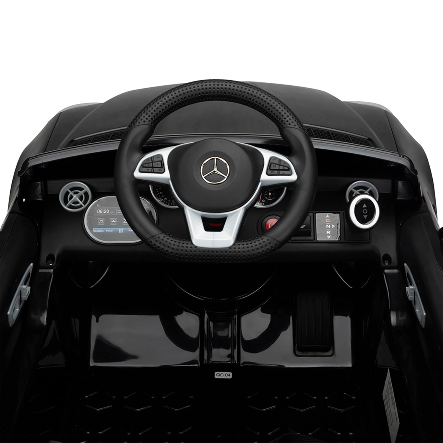 CIPACHO Licensed Benz, 12V Electric Kids Ride On Car for Ages 3-6, LED Head Lights, Safe Belt, Double Doors, 2 Speeds, Black CIPACHO Licensed Benz, 12V Electric Kids Ride On Car for Ages 3-6, LED Head Lights, Safe Belt, Double Doors, 2 Speeds, Black