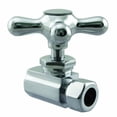 thumbnail image 2 of Westbrass D1081X-07 Straight Stop with .5 in. IPS Inlet and Cross Handle - Satin Nickel, 2 of 4