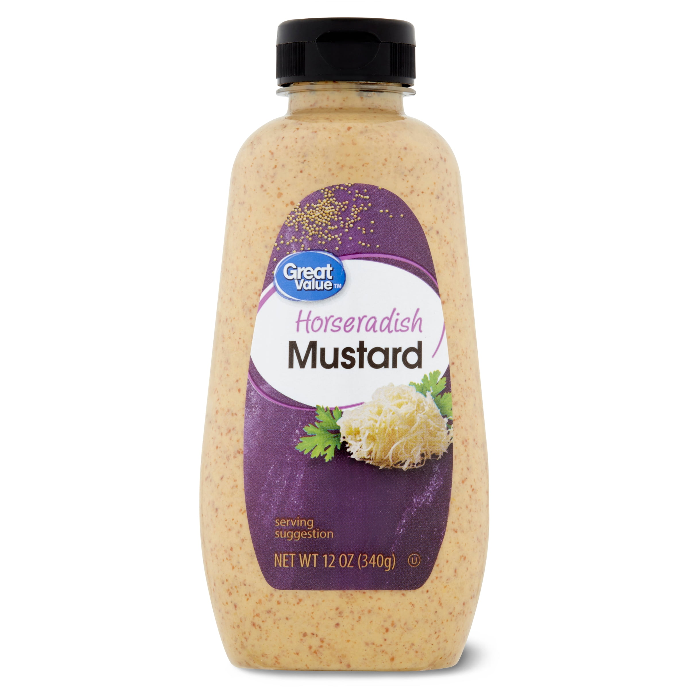 Great Value Horseradish Mustard, 12 oz