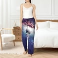 thumbnail image 4 of Fotbe Planets Stars And Galaxies Pantalones de Pijama para Mujer, Pantalones de Dormir, Pantalones Pj con Cordón y Bolsillos-X-Large, 4 of 6