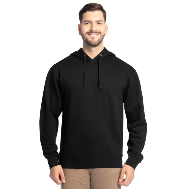 Sudadera Fruit of the Loom Eversoft Fleece para hombre - Negra