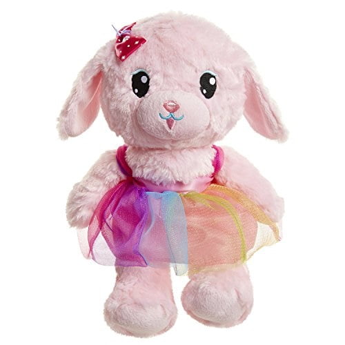 pink stuffed dog