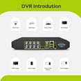thumbnail image 4 of SANNCE 4CH DVR CCTV System 4PCS 2MP IP66 Waterproof Outdoor Security Cameras 1080P HDMI TVI CCTV DVR 1280TVL Surveillance Kit with 1T HDD, 4 of 8