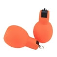 thumbnail image 4 of 2 piezas a mano exprime silbatos de entrenadores fuertes silbatos para árbitros de baloncesto Naranja, 4 of 8