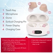 RCA OTC In-Ear Hearing Aids, Beige