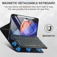thumbnail image 4 of Funda con teclado compatible con el iPad Air de 11 pulgadas M2/10.9 de Harvopu, 4 of 8