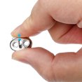 thumbnail image 4 of Unique Bargains 12Pack Alloy Spring Cord Lock Ends Toggle for Shoelaces Bright Silver 17x15mm, 4 of 5