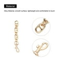 thumbnail image 4 of Uxcell 2Pack 12cm/4.7" Alloy Purse Strap Extender Bag Chain for Handbag Clutch, Bronze, 4 of 7
