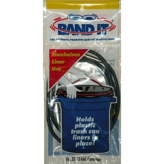 Band It Loops Band It Trash Can Loop, 44 to 55-Gallon Size, Pack of 1