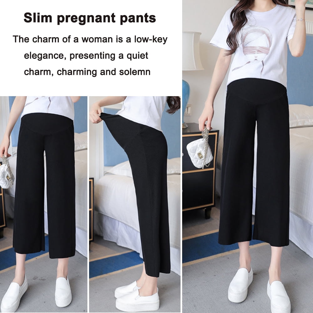 Straight Tube Loose Stomach Lift Pants 