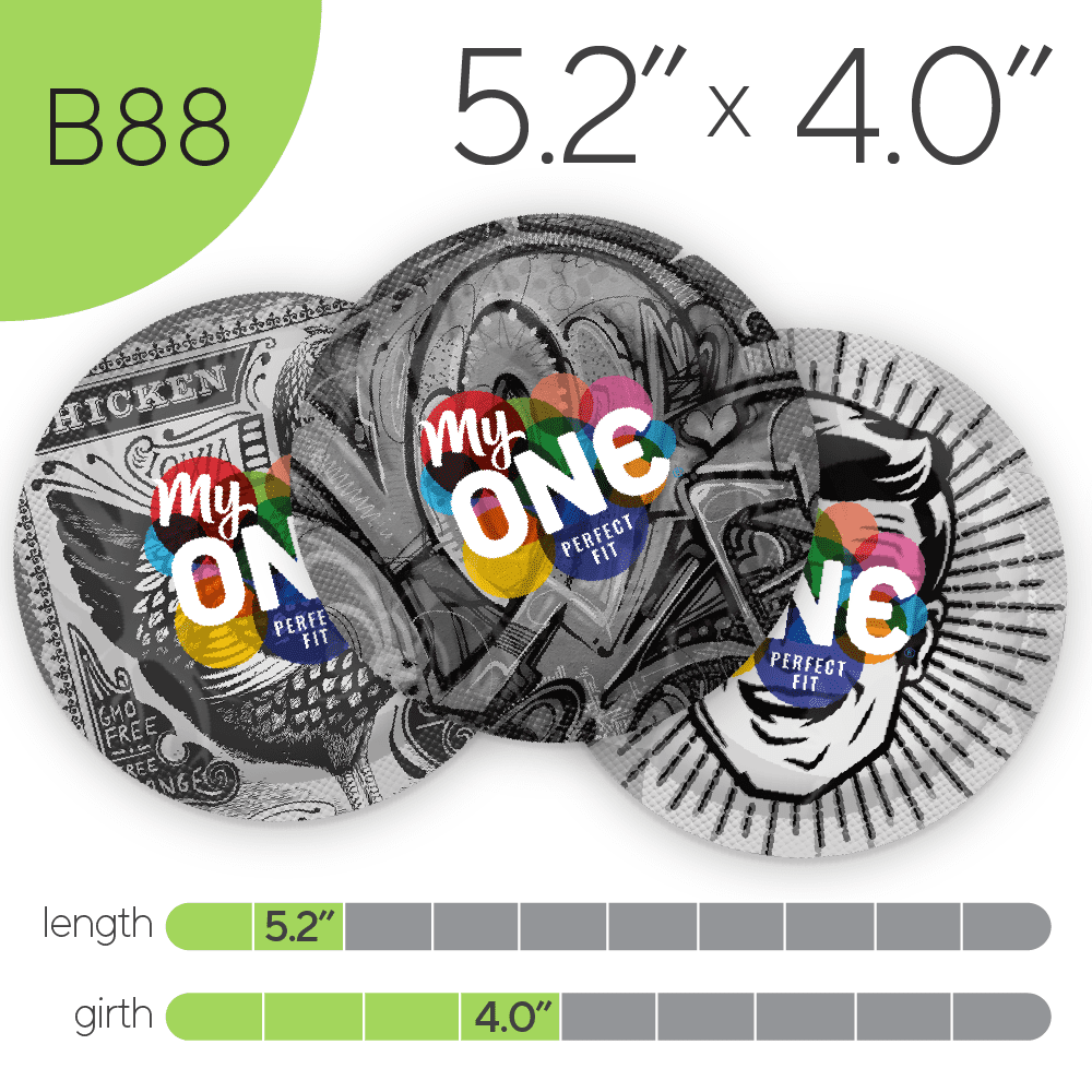 MyONE Condoms Size B88, 12-Count