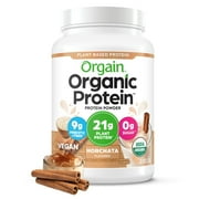 Orgain Organic Vegan 21g Protein Powder, Plant Based, Horchata 2.03lb