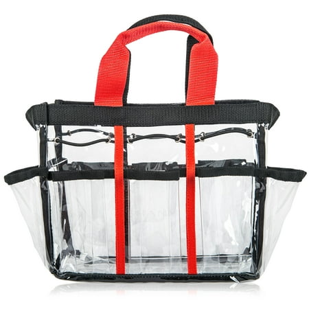 Shany Clear Travel Makeup Bag Cosmetics Organizer Ready Set