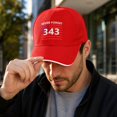 thumbnail image 6 of WULMLEO 911 Hat Never Forget 343 Cap 9/11 Memorial Embroidered Caps Women Men American Flag Patriotic Baseball Hats A One Size, 6 of 6