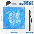thumbnail image 2 of Threns Mahjong Mat with Rules, 31.5 Inch Square Mahjong Mats for Table, Quiet Noise Reduction Table Mat with Black Carrying Bag for Poker, Board Games, Tiles Game and Dominoes, 2 of 8