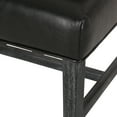 thumbnail image 3 of Noble House Tuttle Indoor Fabric Dining Chairs, Set of 2, Midnight Black, Gray, 3 of 8