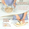 thumbnail image 4 of Ohuhu Sourdough Bread Starter Kit & Banneton Proofing Basket, All-in-One Set with 9" Round & 10" Oval Baskets & Tools to Bake Perfect Artisan Loaves, 4 of 7