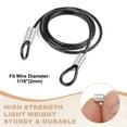 thumbnail image 4 of Uxcell Aluminum Crimping Loop Sleeve Wire Rope Stop Sleeve Round Crimp Ferrules for Wire Rope 0.09 inch, 4 of 7