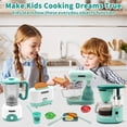thumbnail image 2 of Juego de cocina de juguete BRIGPICIOUS Pretend Play con cafetera y batidora, 2 of 6