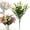 D, variant on Clearance Under $3 Artificial Flower Faux Floral Bush Plastic For Living Room Vase Filler Wedding Arch Arrangement (E) (1Pc)