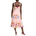 thumbnail image 2 of Elie Tahari womens  Lex Linen-Blend Dress, 16, Pink, 2 of 3