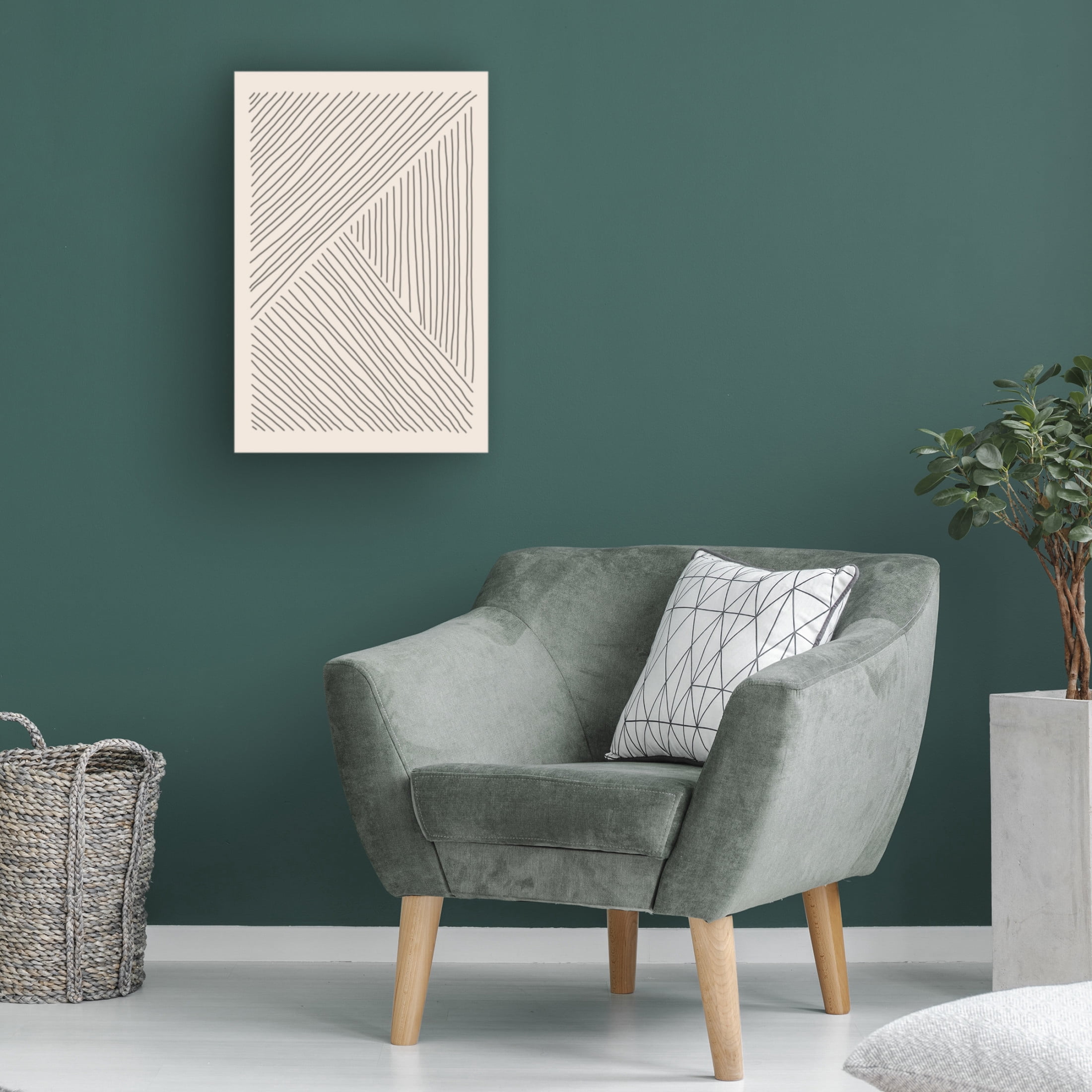 Trademark Fine Art jay stanley Boho Line Vibes 1 Canvas Wall Art