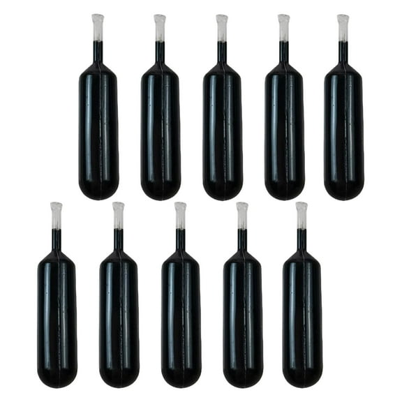 Rushay 10 Pieces Stamp Refill Ink Roller Stamp Ink Replacement Supplies 2ml Self Inking