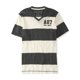 thumbnail image 1 of Aeropostale - Camiseta con adornos A87 a rayas para hombre, gris, extragrande Aeropostale  Camiseta adornada, 1 of 2