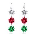 thumbnail image 1 of Pendientes de Navidad para mujer, bonitos pendientes colgantes con lazo, para fiestas navideñas, E, 1 of 5
