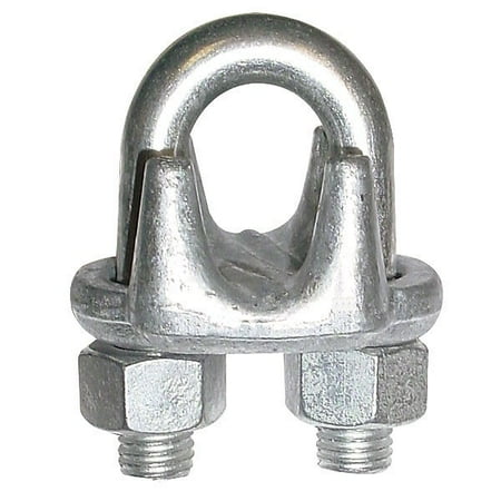 

2PC Wire Rope Clip 7/16 In Maleable Iron