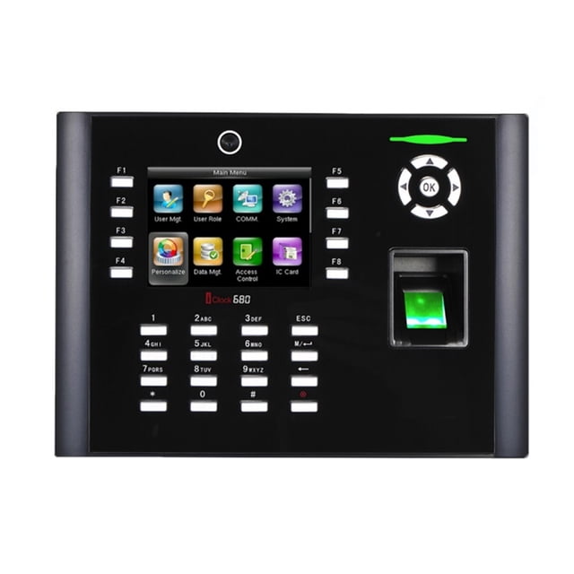 Iclock680 TCP/IP Fingerprint Time Clock Office Attendance Machine Webserver Door Access Control System With Camera ,Easy to Use