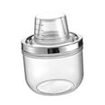 thumbnail image 2 of Recipiente dispensador de arroz, recipiente portátil para comida de mascotas con taza medidora para frutas secas, organización del café en el hogar. 900 ml, 2 of 8
