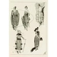 thumbnail image 2 of Anonymous 18x24 Black Ornate Framed Double Matted Museum Art Print Titled: Short Skirts and Full Ones But You Can Chose Between Straight Lines and Those that Flare. (1919), 2 of 5