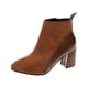 thumbnail image 2 of Botines Mujer Wmkox8yii Tacón Grueso Ante Cremallera Lateral Talla 44, 2 of 6
